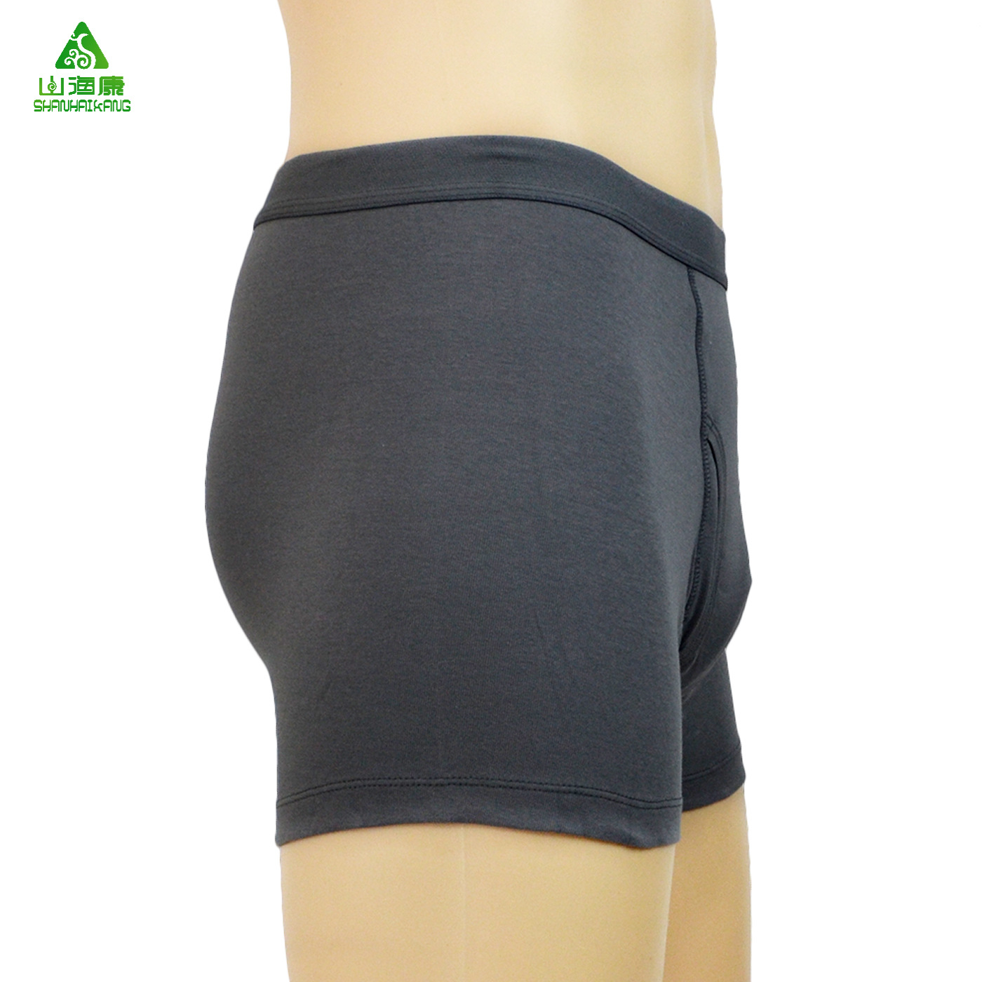 Picture of Incontinence Care Underwear Men's Elderly Dad's Boxer Breathable Diaper Underwear Care Supplies High Waist