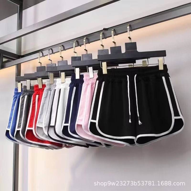 New Sports Pants Women's Korean-style Student Loose Outer Wear Casual All-match Pants High Waist Slimming Wide Leg Shorts Summer