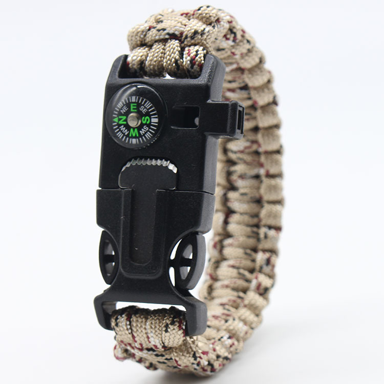 Picture of Umbrella rope bracelet survival bracelet multifunctional five-in-one multifunctional outdoor umbrella rope camping adventure Seven-core life rope