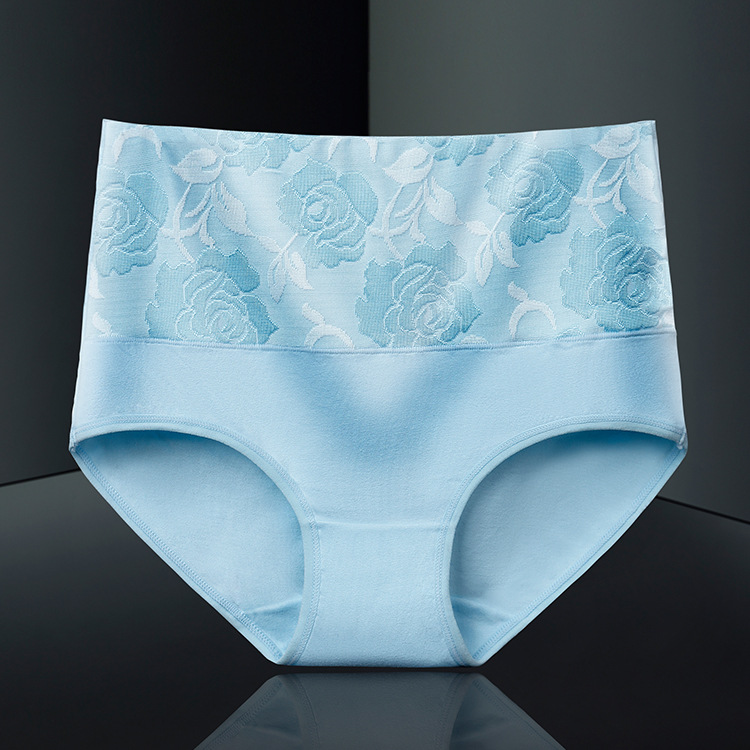 Picture of Morning Beauty Large Version Pure Cotton High Waist Tummy Control Women's Underwear Fat mm Pure Cotton Women's Underwear Factory Direct Sales 629