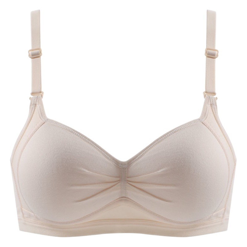 Picture of Japanese-style Seamless Underwear Women's Small Chest Gathered and Large One-piece Breast Collector Anti-sagging No-steel Ring Girls' Bra