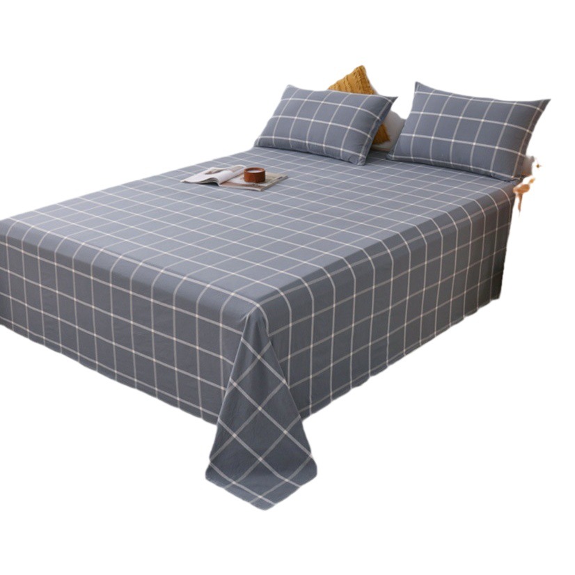 Wholesale Class A Cotton Washed Cotton Bed Sheet One Piece Cotton Dormitory Bedspread Three Piece Simmons Mattress Protective Cover