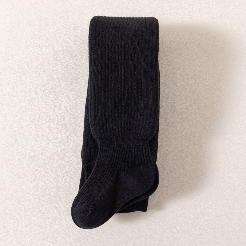 Picture of 2025 Spring and Autumn Girls' Easiest for Match Outerwear All-In-One Socks Black Velvet Thickened Leggings Warm Children's Pantyhose