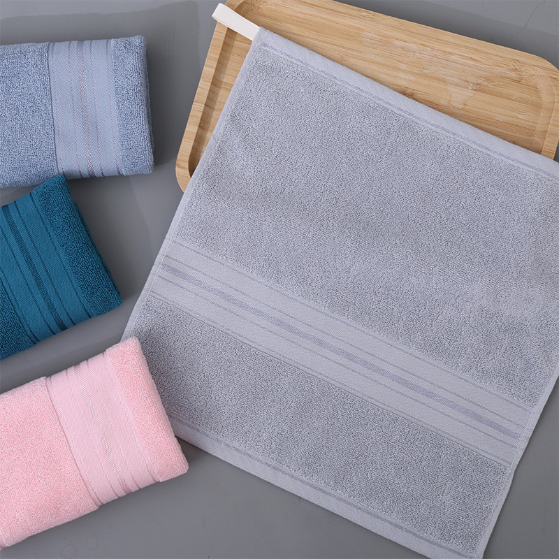 Picture of Pure Cotton Type a Cotton Square Towel, Thickened and Soft, Plain Cotton Towel for Home Use, Children's Face Towel for Kindergarten