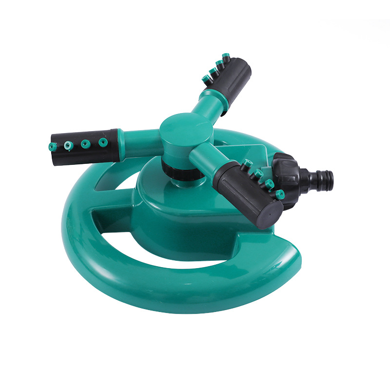 Picture of Cross-border plastic sprinkler adjustable watering garden irrigation Amazon lawn garden sprinkler 360 degree rotation