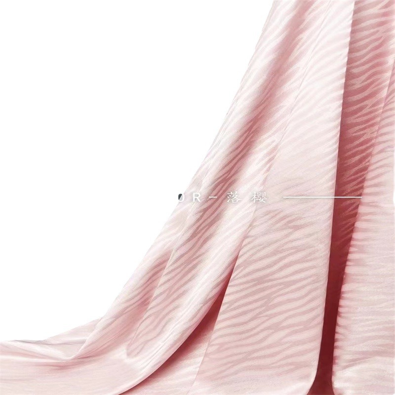 Picture of Spring and Summer Satin satin satin jacquard fabric zebra pattern dark pattern jacquard Hanfu Tang suit skirt vest skirt fabric
