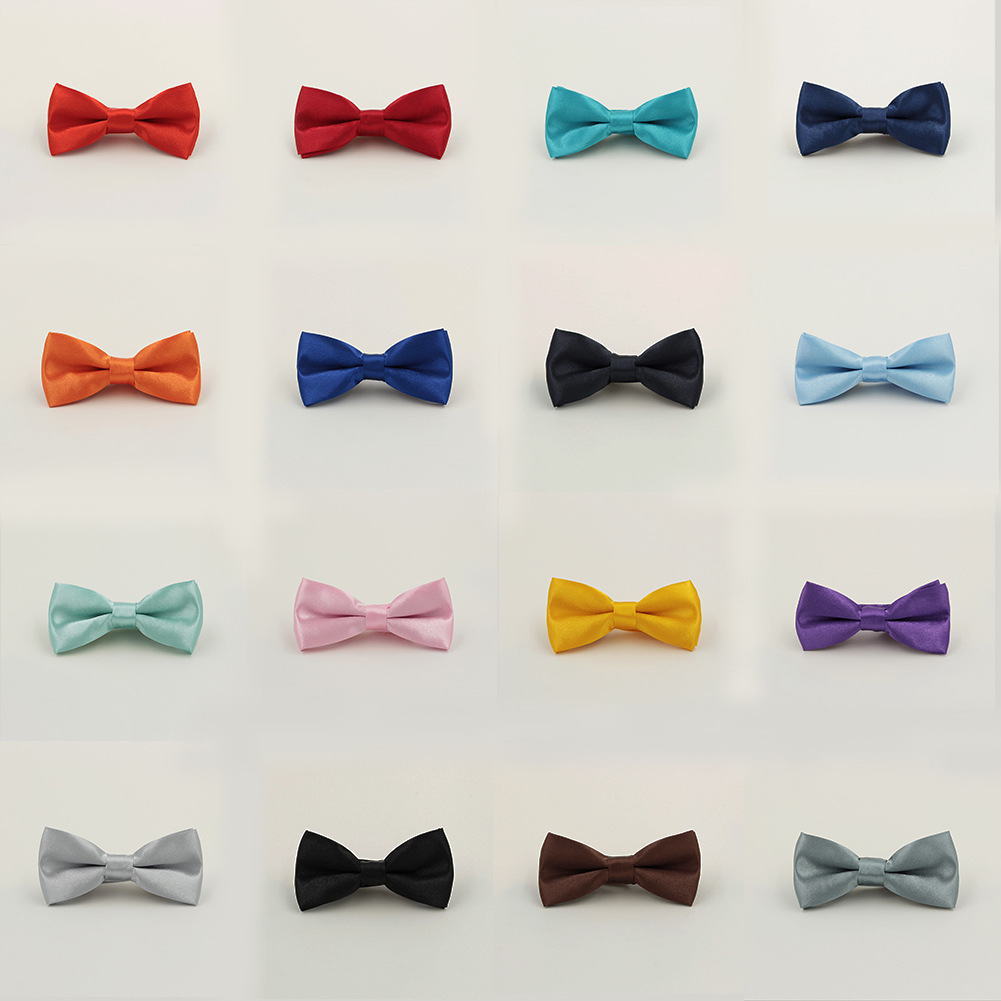 Picture of Factory direct solid color children's bow tie boys and girls Baby double bow kindergarten performance candy color wholesale