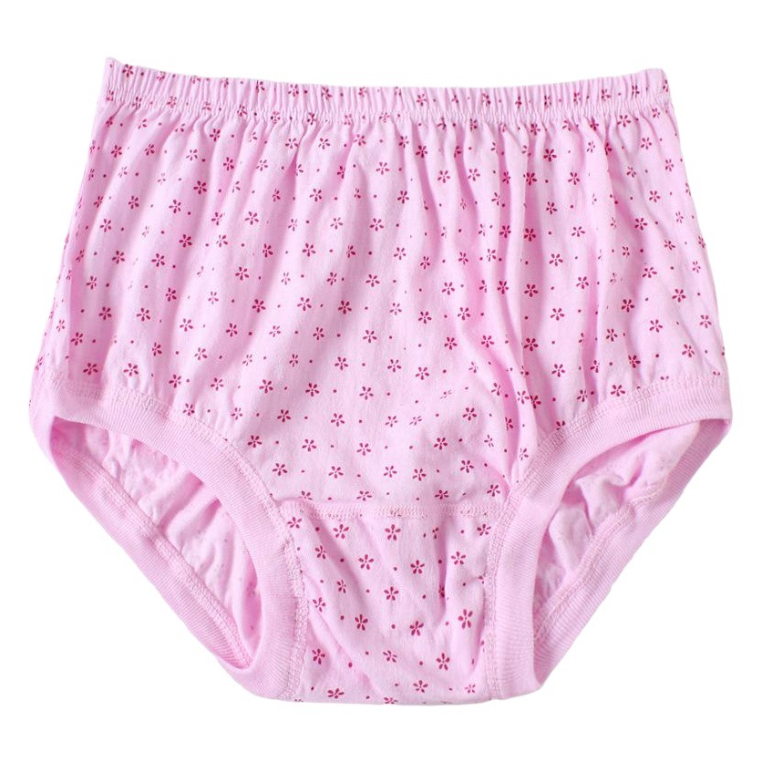 Elderly Underwear Women's Cotton Middle-aged Large Size High Waist Briefs for the Elderly Women's Cotton Underpants for Mother