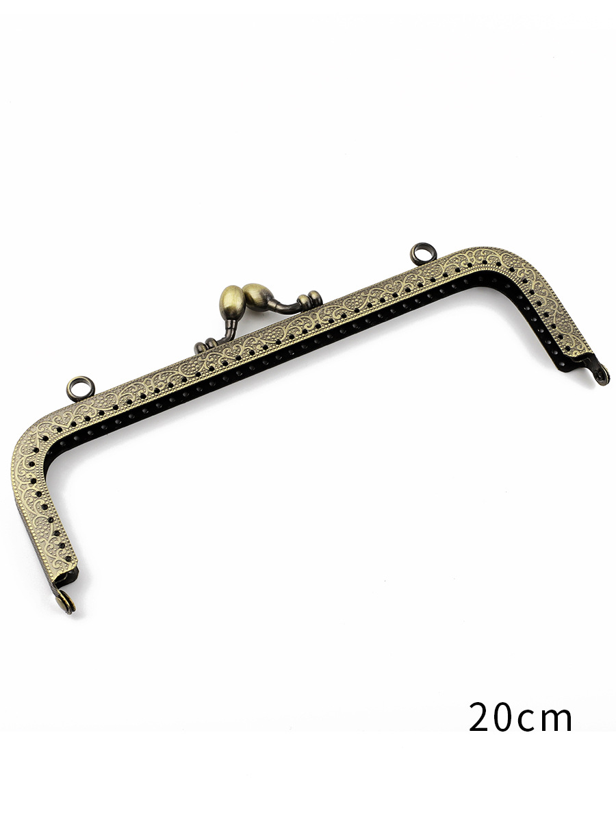 Picture of Small bag accessories mouth gold material square handmade diy coin purse gold mouth accessories hardware