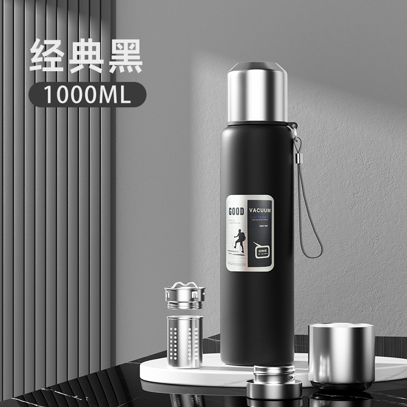 Picture of Large Capacity 316 Stainless Steel All-Steel Pot Men's Outdoor Travel Mountaineering Portable Thermos Cup Wholesale Cross-Border
