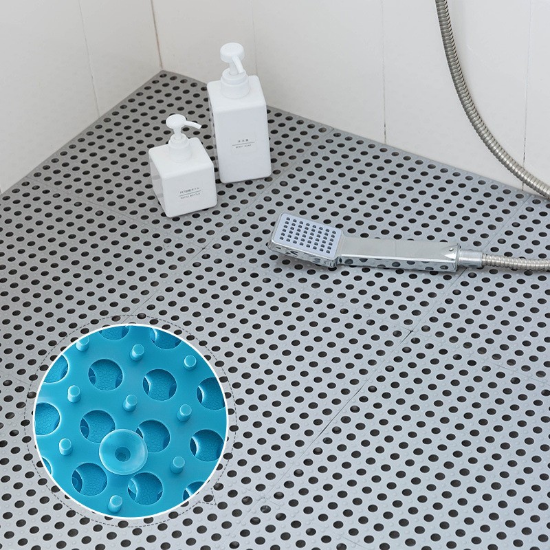 Picture of 30*30 Suction Cup Bathroom Anti-Slip Mat for Shower Room, Bath, Restroom, Toilet Floor Mat, Special for Bathroom Use