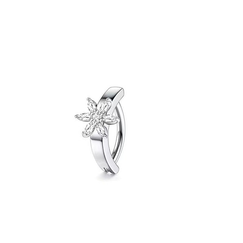 Picture of Europe and the United States cross-border hot selling smooth belly button ring diamond zircon style belly button nail belly button puncture jewelry explosions