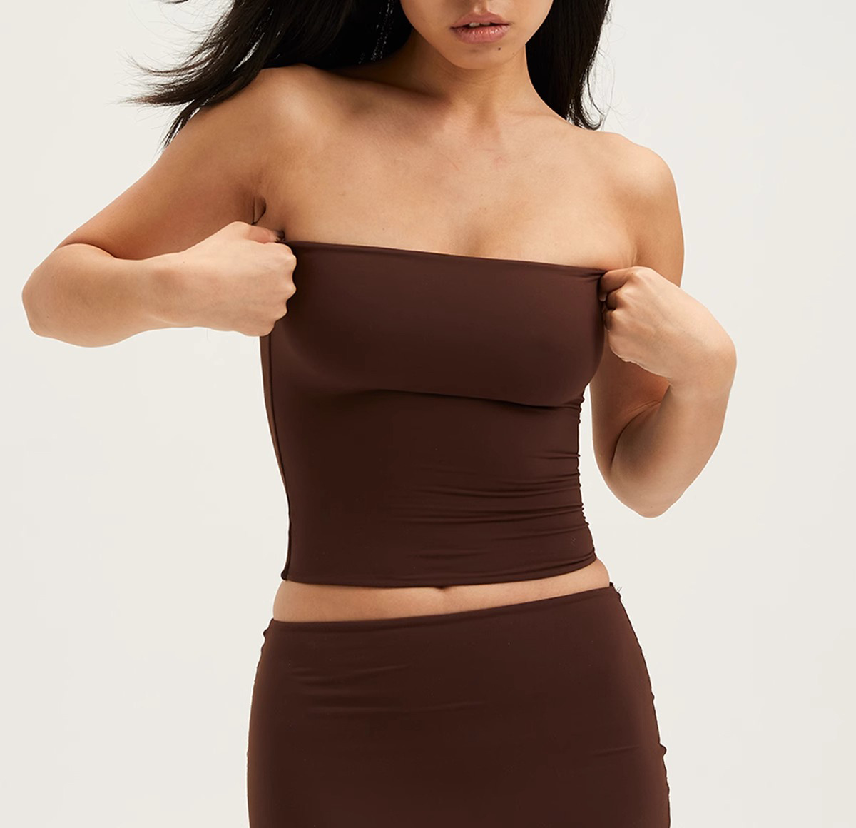 Picture of Spot Tankair Sexy Pure Desire Sexy Elastic Tube Top Sports Fitness Vacation Bottoming Vest Chest Wrap