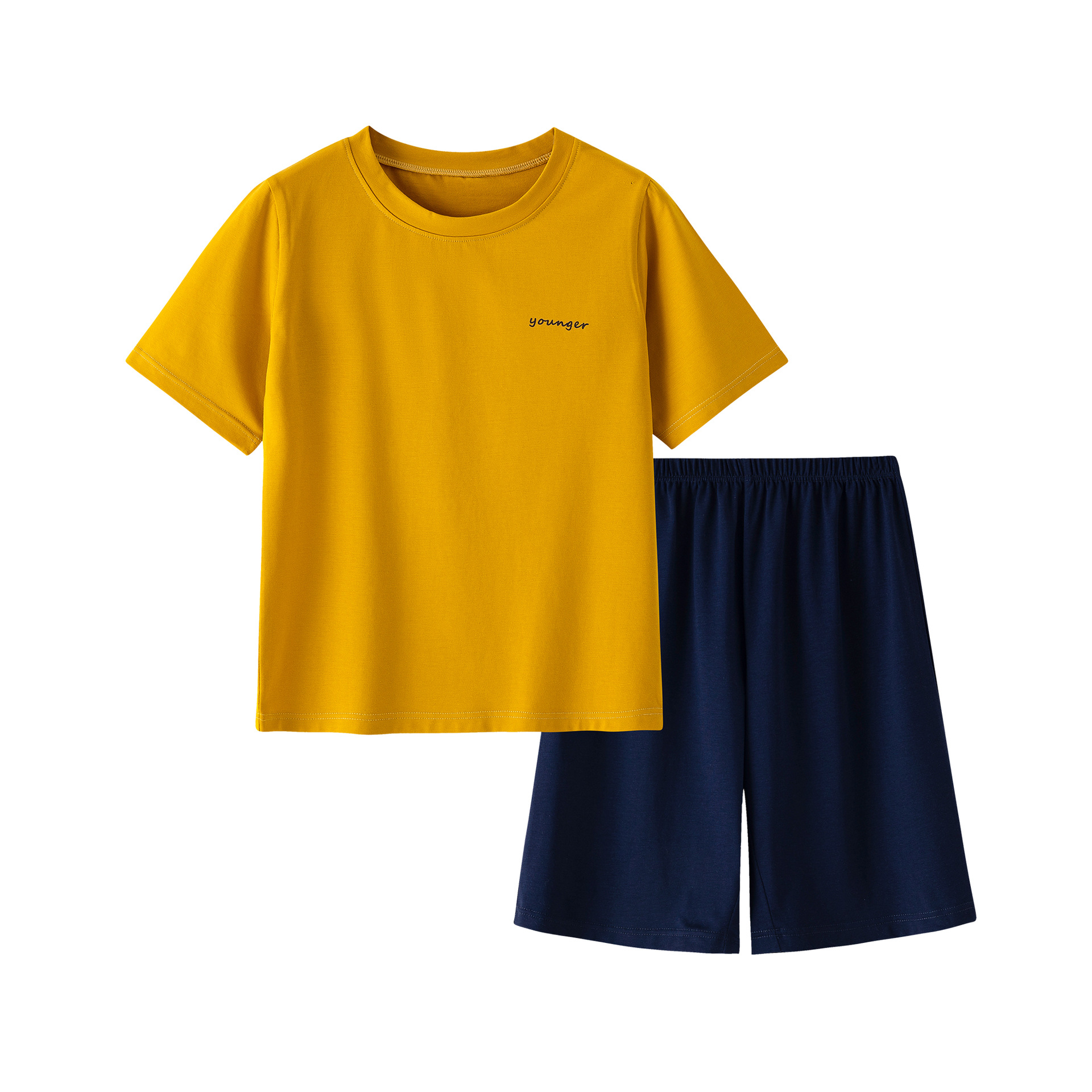 Picture of Boys' Pajamas Summer Class A Short-sleeved Modal Thin 2025 New Children's Summer suit Home