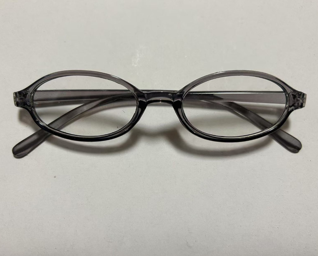 Picture of New retro small frame small face hot girl glasses frame student Female Anti-blue light glasses plain beauty artifact oval shape