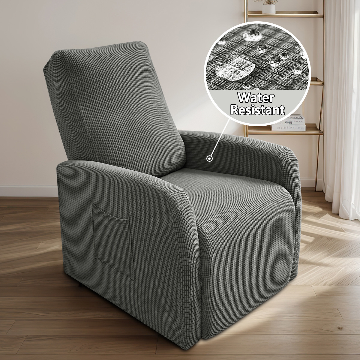 Amazon Waterproof Stretch Fleece Small Chivas Sofa Cover Corn Kernels Single-position Split Recliner Cover Cover