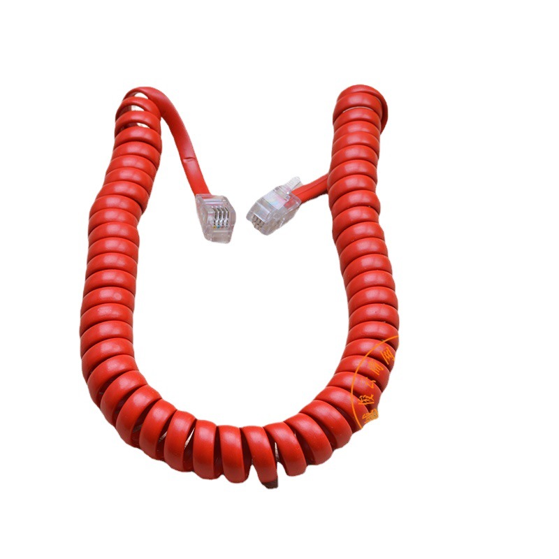 Picture of Telephone handset line wholesale suitable for step-by-step high handset line microphone line handle curve landline telephone line