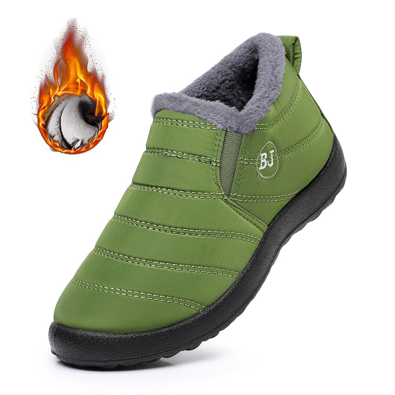 Picture of Cross-Border Dropshipping Cotton Shoes, Winter Snow Boots, Fleece-Lined Thick Cotton Boots, Ultra-Light Warm Casual Walking Shoes, Lightweight and Warm