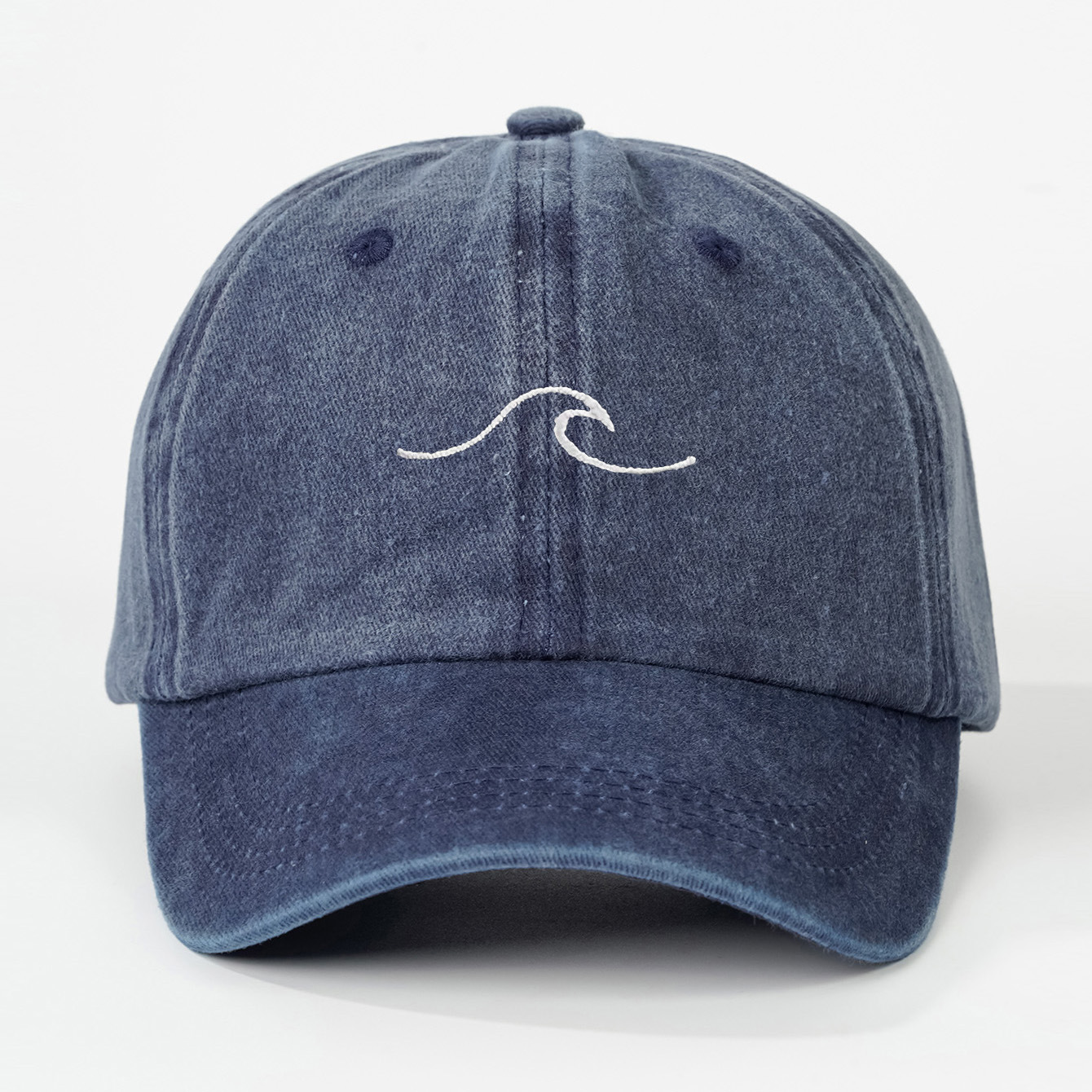 Picture of Spring and Summer Embroidered Corrugated Baseball Cap for Men and Women Outdoor Sunscreen Baseball Cap Hat Suitable for Outdoor Sports Sunshade