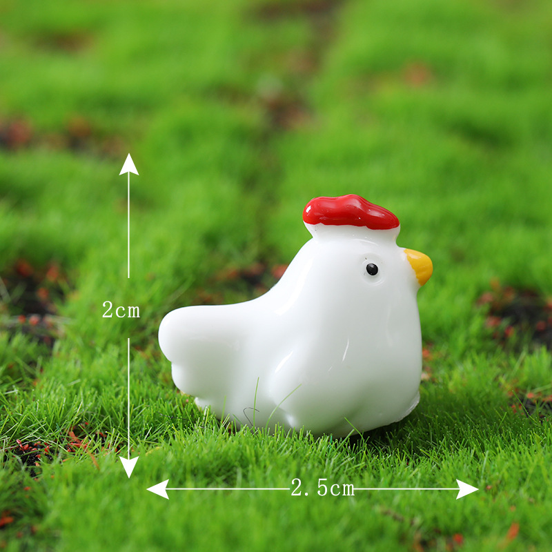 Picture of Moss Micro Landscape Decoration Ornaments ZAKKA Grocery Landscaping Decoration Material Accessories Chick Family