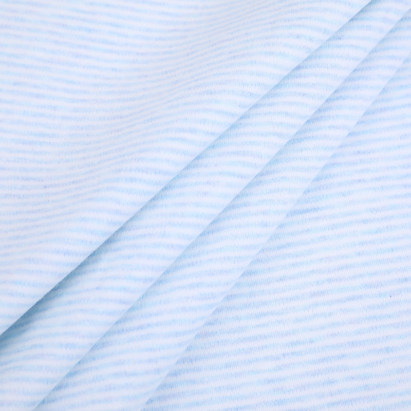 Picture of 40S Cotton 0.2 Striped Yarn-dyed Cotton Wool Knitted Double-sided Cloth Home Clothes Pajamas Leggings Fabric