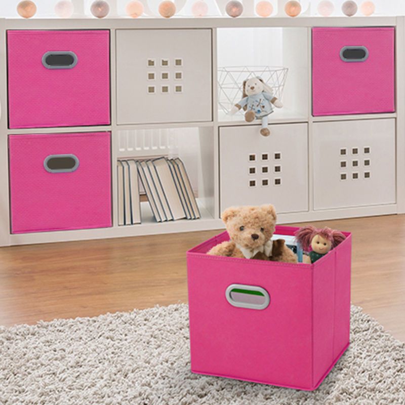 Fabric Storage Box Clothes Storage Box Large Capacity Square Foldable Organizer Storage Box Dormitory Home Drawer