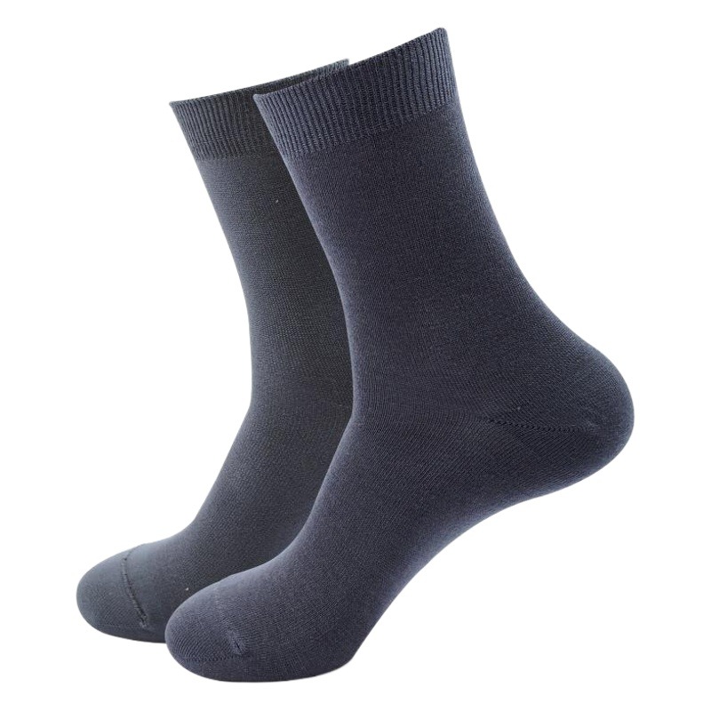 Socks Men's Bamboo Fiber Socks Spring and Summer Mid-Tube Socks Deodorant Breathable Independently Packaged Men's Socks Manufacturer Wholesale