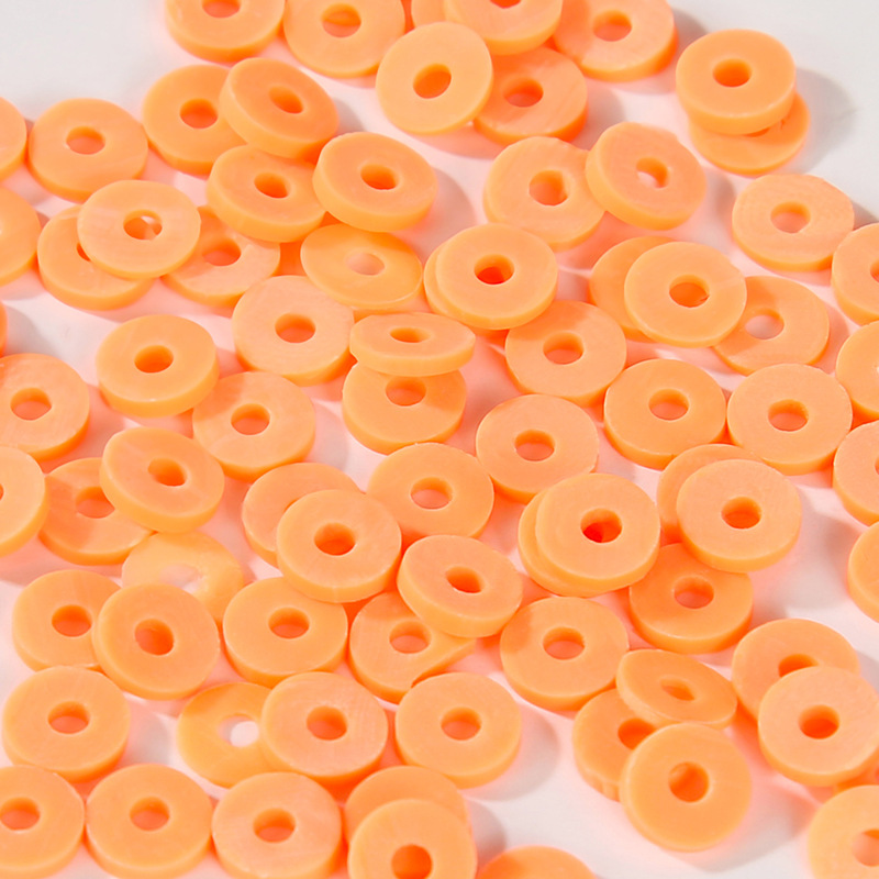 Picture of Jewelry Accessories Color Soft Ceramic Beaded Handmade diy Handmade Material Bracelet Necklace Bracelet Bead Spacer