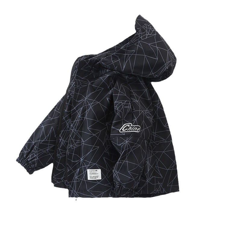 Picture of 2023 children's clothing Boys' new spring and autumn children's jacket middle and big children's autumn boys' trench coat jacket