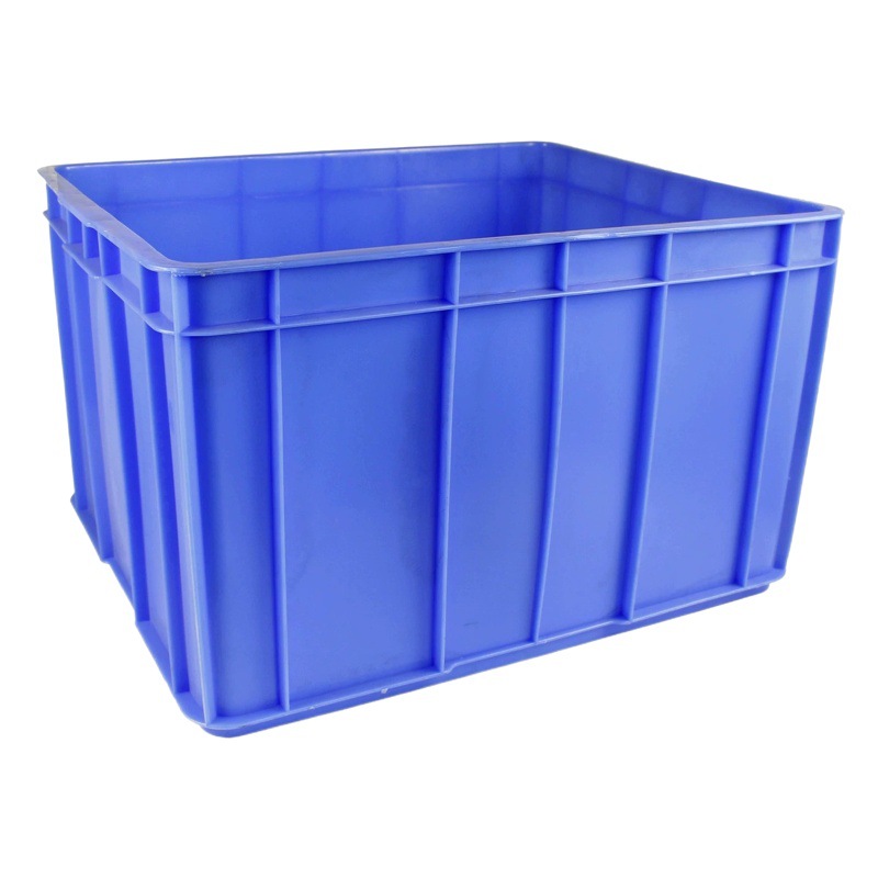Thickened Plastic Turnover Box with Lid, Rectangular Logistics Plastic Box, Large Industrial Transfer Plastic Box, Workshop Plastic Frame