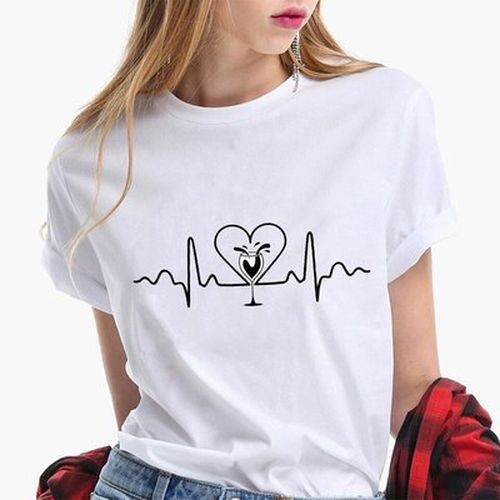 2022 Street Trend Women's Crewneck White T-shirt Short Sleeve Ladies Jacket Letter Printing Cross-border Hair