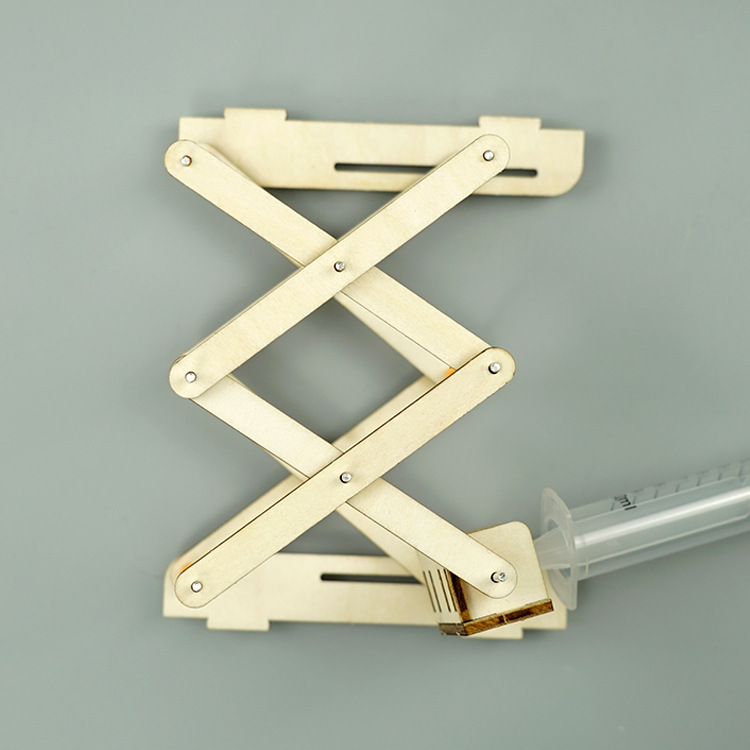 Picture of diy hydraulic lifting platform primary and secondary school experimental invention steam technology small production scientific experiment model toy