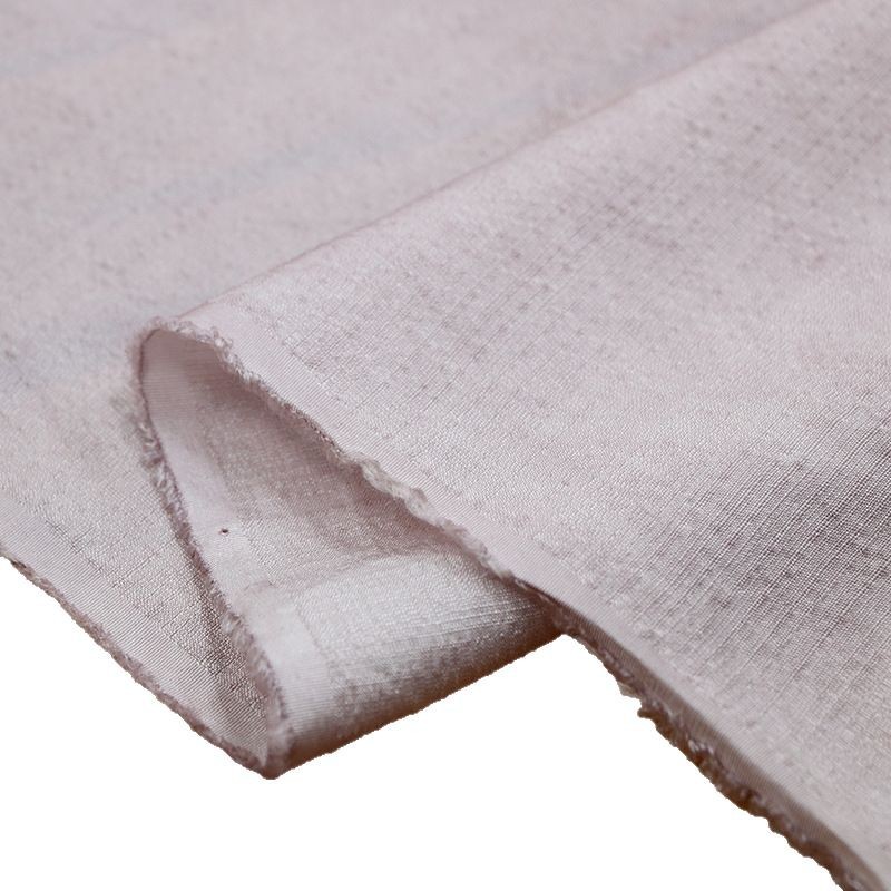Picture of Dirty Light Purple 19mm Silk Tussah Silk Texture Fabric, Hand-Dyed Cold-Dyed Fried Elegant Old Fabric