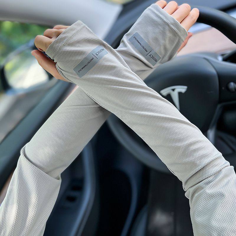 Personalized Ice Sleeves Men's Sun Protection Sleeves Summer Outdoor Anti-Uv Loose Hand Sleeves Men's Driving Arm Sleeves