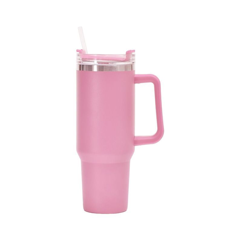 Picture of Cross-border 40oz generation second generation car cup 304 stainless steel handle thermos cup large capacity straw ice cup