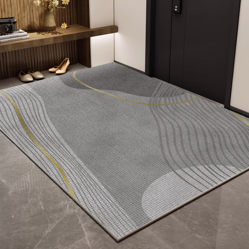 Picture of Entrance Floor Mat Entrance Door Entrance Floor Mat Home Non-Slip Soil Rubbing Carpet Light Luxury High-Level Dirty-Resistant Floor Mat