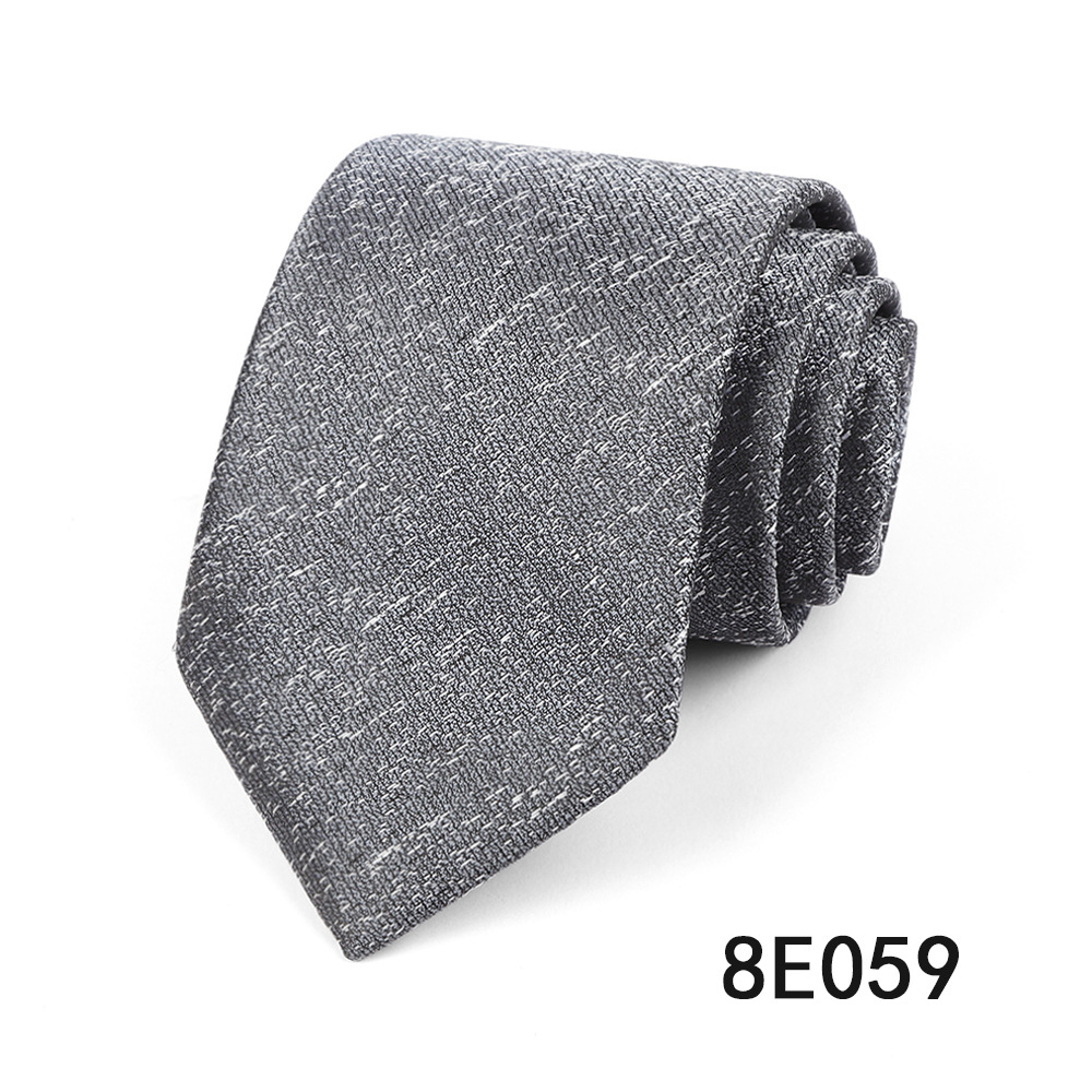 Picture of Men's Tie Business Casual Stripesd Tie 8cm Polyester Jacquard Embroider Print Tie Wholesale Formal Wear