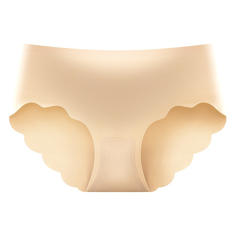 Graphene crotch antibacterial High Waist Seamless breathable briefs one-piece nude pants head women's underwear wholesale