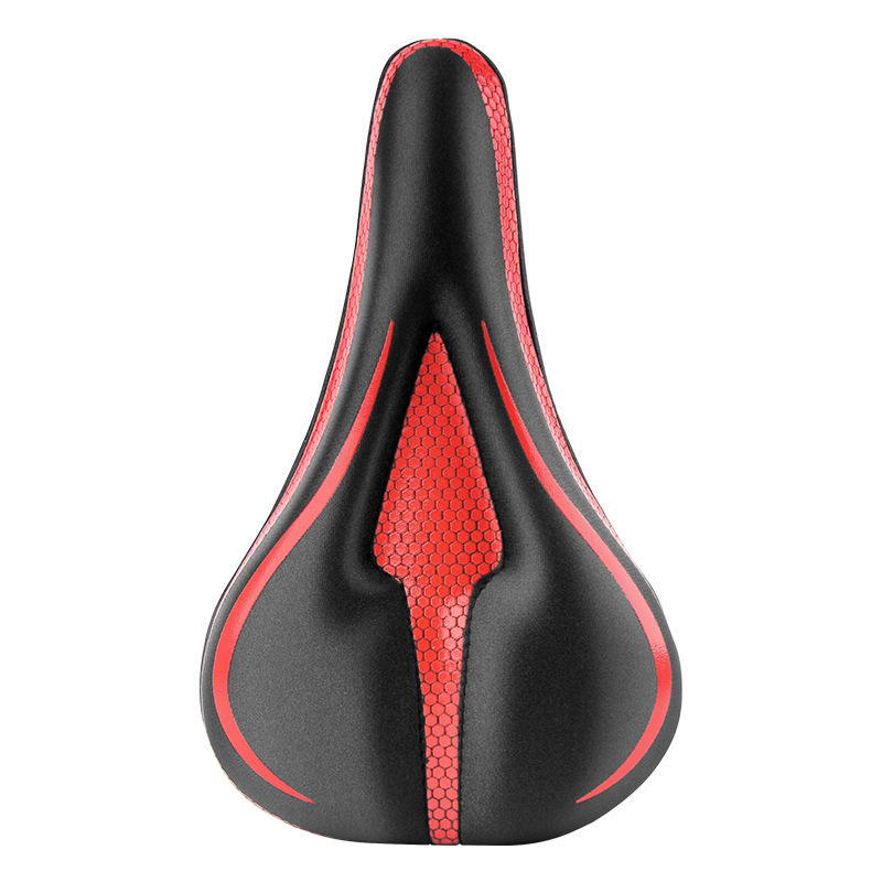 Picture of Bicycle Cushion Cover Super Soft Seat Cover Mountain Bike Silicone Seat Shock Absorbing Thickened Soft Seat Cushion Bicycle Riding Accessories