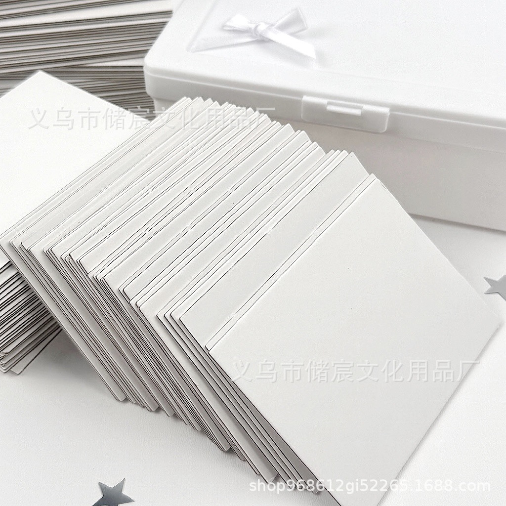 Picture of Packaging necessary small A7 card cardboard 1.5mm blank card small card protection card card cardboard card back plate