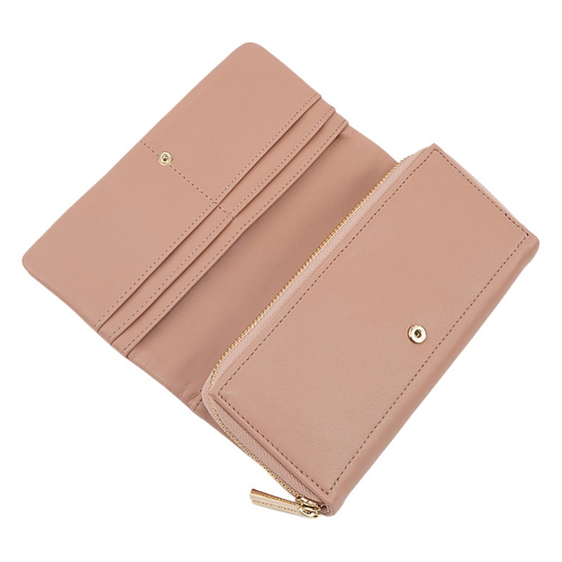 Korean New Pu Wallet Candy Color Korean Style Fashionable Long Women's Wallet Clutch Bag Multi-Functional Large Capacity