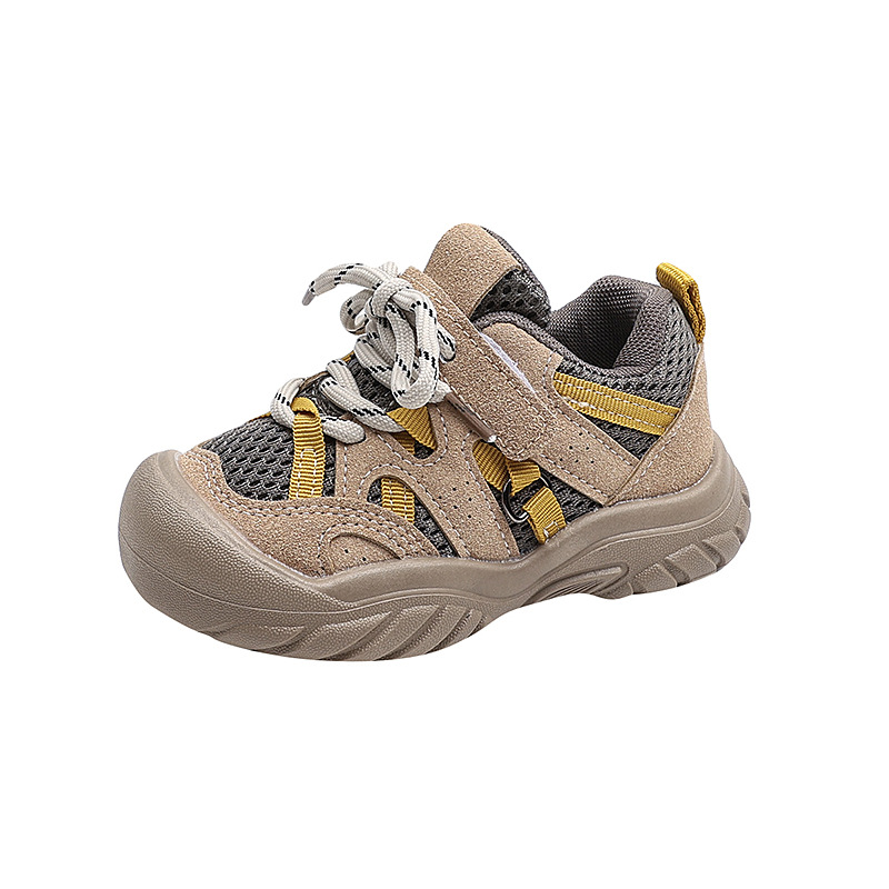 Picture of Korean version of fashion and versatile girls' moral training shoes, 2025 autumn new children's shoes, boys' soft-soled comfortable sports and casual shoes