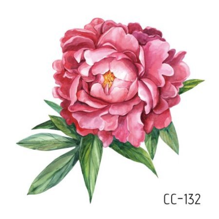 Picture of New waterproof flower tattoo stickers fashion small fresh face stickers fashion Photo Studio Art Stickers