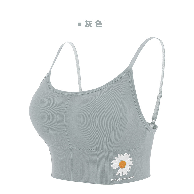 Picture of Daisy 2.0 girl bra back one-piece bra collection of thin non-steel sports underwear wrapped chest pad