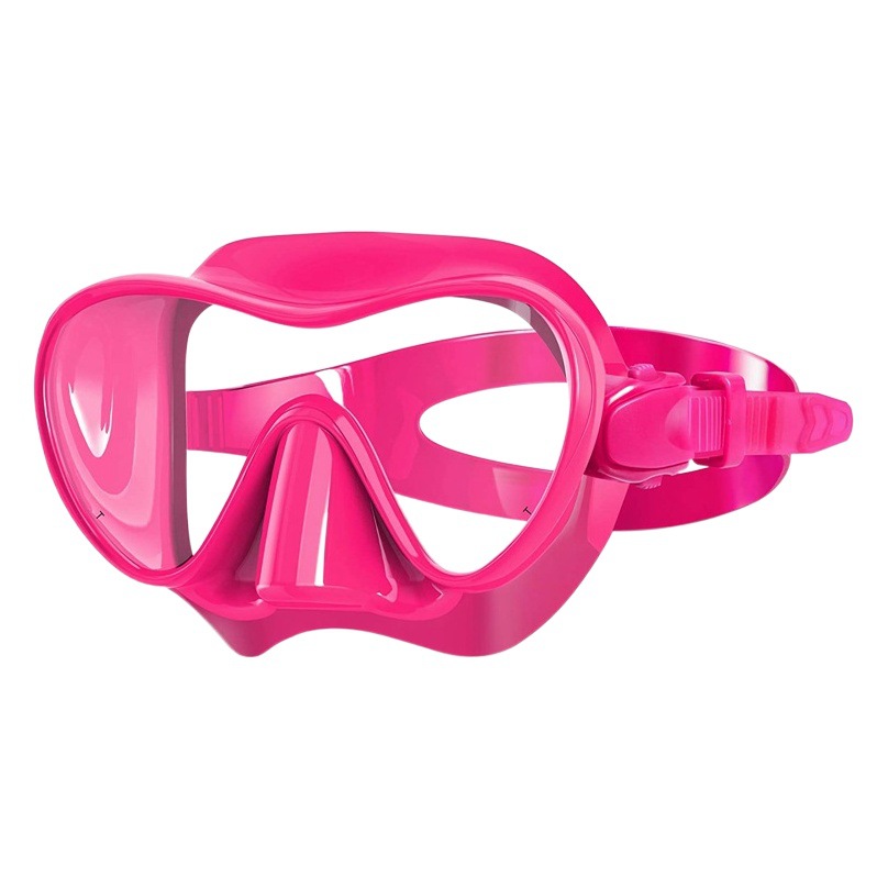 Diving goggles 180 ° field of vision for adults and children anti-fog explosion-proof liquid silicone all-inclusive scuba deep diving snorkeling mirror
