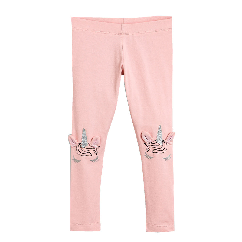 Picture of Girls' Leggings 2025 European and American Spring & Fall New Unicorn Pattern Little Girls Outer Leggings Wholesale D18
