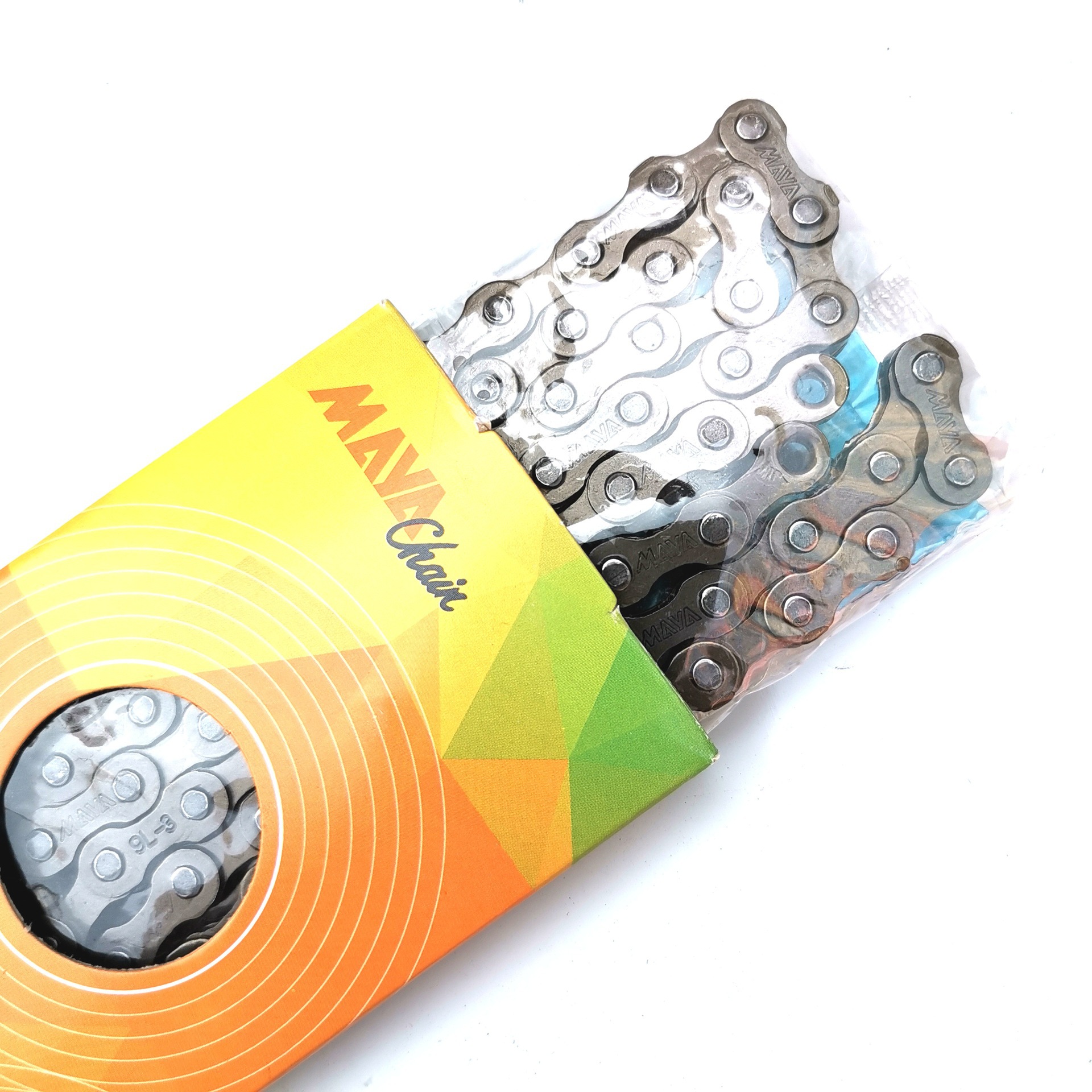 Self-propelled electric vehicle single-piece flywheel chain Meiya 98-section folding bicycle single-speed chain tension 800kg