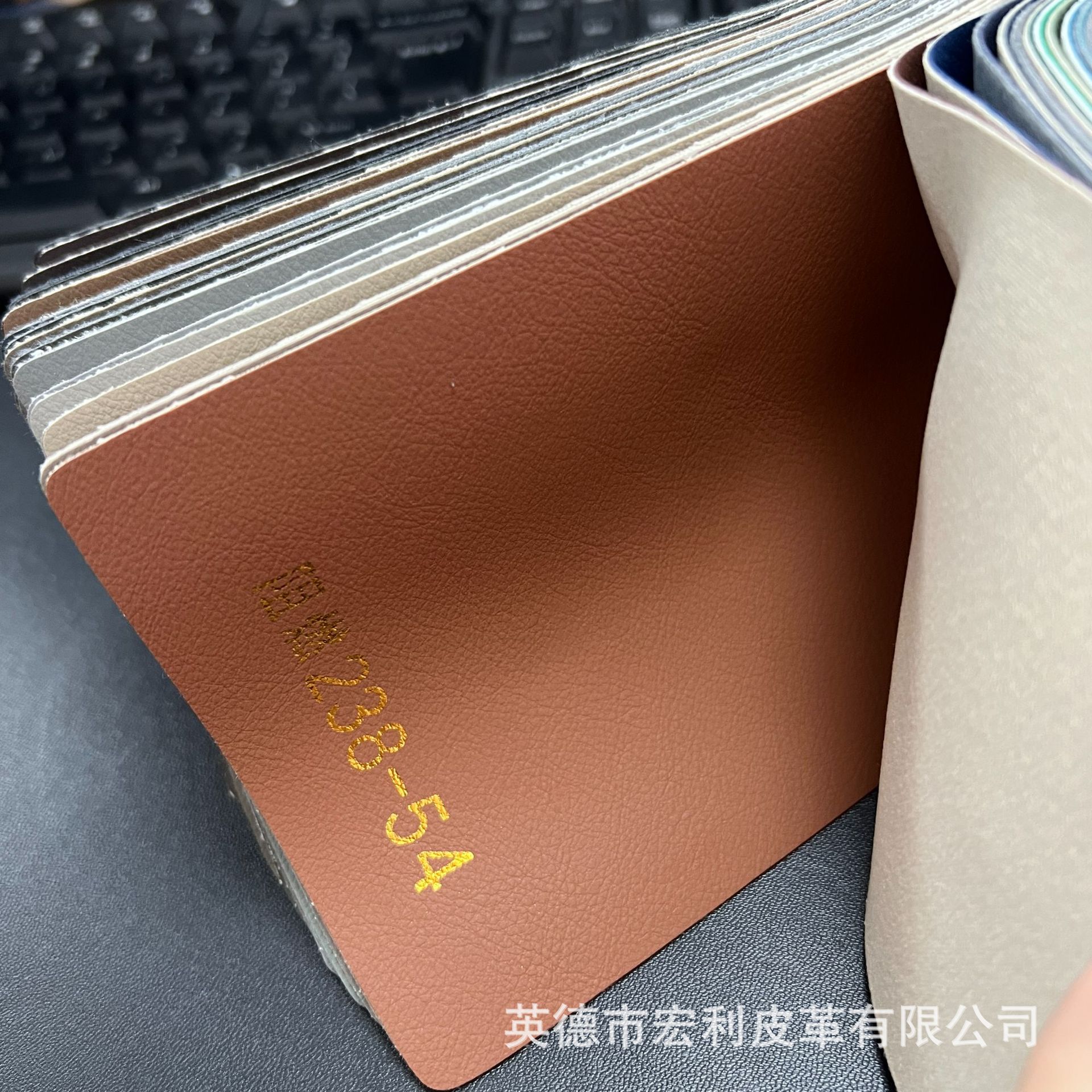 Picture of 238 light tumble flame retardant sofa leather mercerized cat claw leather car interior modification interior artificial leather