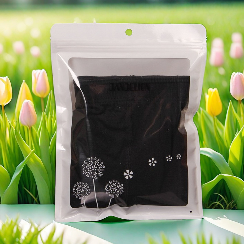 Panties Packing Bag Silk Stockings Pantyhose Self-sealing Bag Children's Vest Set Transparent Bag High Waist Underwear English Bag