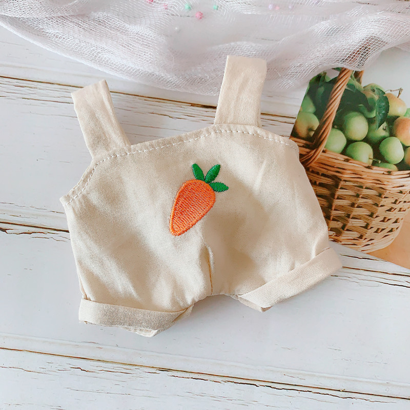 Picture of Hot selling one-shoulder bib pants 20cm cotton doll normal body fat body clothing accessories in stock